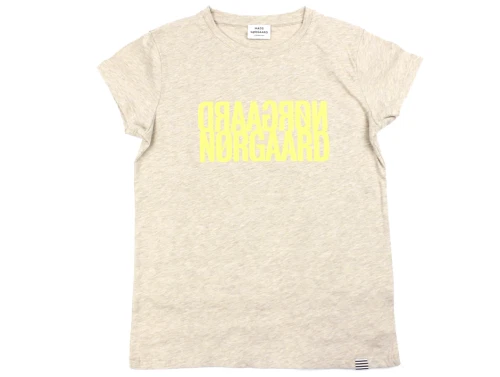 Mads Nørgaard oatmeal melange t-shirt Tuvina